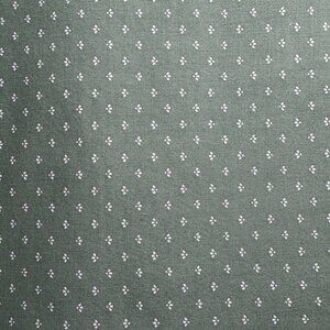 3 yards Muted Green Small Print Cotton Fabric #988